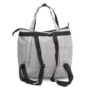 RE-Bubbles Backpack & handbag Light Grey