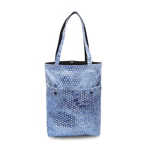 RE-Bubbles Tote Bag Blue